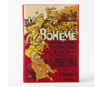 La Bohème Embroidered Book Clutch Bag