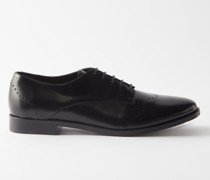 Diamond Line Jazz Leather Derby Shoes