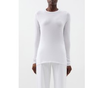 Organic Pima-cotton Jersey Pyjama Top