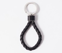 Braided Leather Keyring
