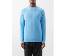 Crew-neck Raglan-sleeve Wool Sweater