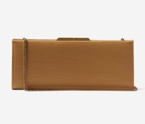Midnight Satin Clutch Bag