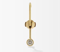 Oasis Petite Diamond & 18kt Gold Single Earring