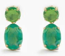 Simply Emerald Crystal Drop Earrings