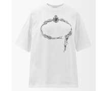 Ghost Printed Cotton T-shirt