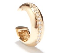 Diamond & 14kt Gold Single Ear Cuff