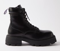 Michigan Leather Lace-up Boots