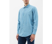 Genova Pinstriped Cotton Shirt