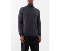 Roll-neck Wool Sweater