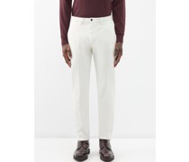 Flat-front Slim-leg Chinos
