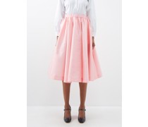 Alice Upcycled Taffeta Midi Skirt