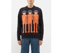Aliens-print Cotton Sweatshirt