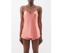 Ensemble de pyjama en satin de soie Bella