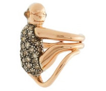 Monkey Diamond & 18kt Gold Ear Cuff