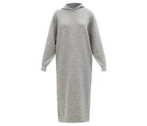 Hooded Cashmere-blend Sweatshirt Dress
