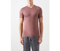 700 Pureness V-neck Modal-blend Jersey T-shirt