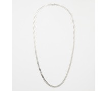 Cuban 4mm Sterling-silver Necklace