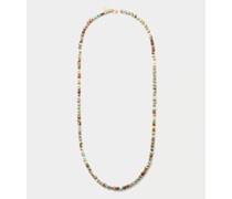 Evil Eye Diamond, Turquoise & 14kt Gold Necklace