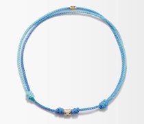 Diamond & 14kt Gold Corded Bracelet
