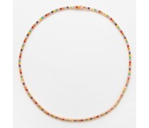Hepburn Diamond, Sapphire & Rose-gold Necklace