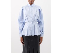 Precision Bengal-stripe Cotton Shirt