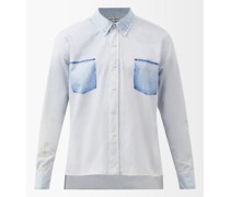 Trompe L'oeil-print Cotton Shirt