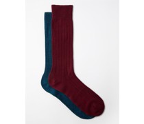Pack Of Two Waddington Cashmere-blend Socks