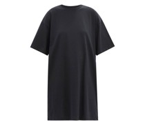 Recycled-yarn Knee-length T-shirt Dress