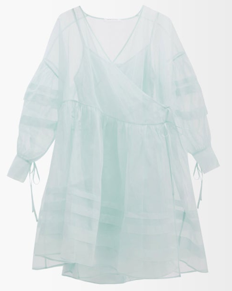 Cecilie Bahnsen Damen Amalie Wraparound Cotton-organdy Dress