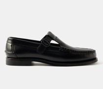Alber Leather T-bar Loafers