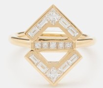 Glow Diamond & 18kt Gold Ring
