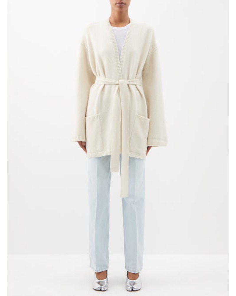 Raey Damen Responsible-cashmere Patch Pocket Cardigan