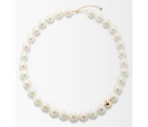 Pearl & 14kt Gold Necklace