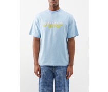 Calypso-print Cotton-jersey T-shirt