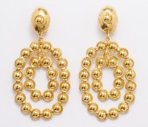Gina Gold-plated Clip Earrings