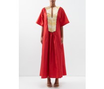 Robe longue en soie vintage obi Kendima