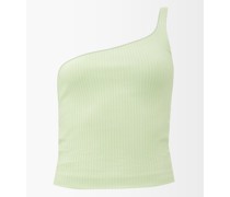 Chize One-shoulder Ribbed Top
