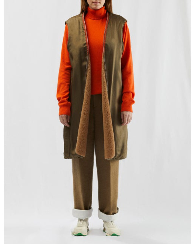 The Row Damen Beyzita Reversible Faux-fur Gilet