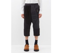 Alain Patchworked Vintage-cotton Trousers