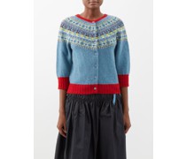 Orla Fair Isle-knit Wool Cardigan