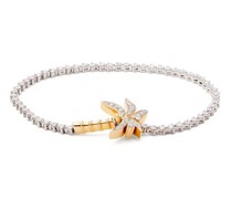 Diamond & 18kt Gold Palm Tree Bracelet