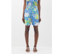 Beatrice Caliph's Dream-print Cotton-canvas Shorts