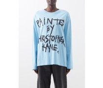 Graphic-print Cotton-jersey Long-sleeved T-shirt