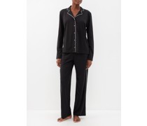 Cayla Organic Pima-cotton Jersey Pyjamas