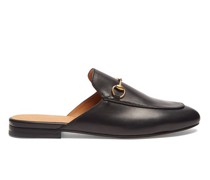 Princetown Leather Backless Loafers