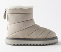 Hermosa Shearling Suede Snow Boots