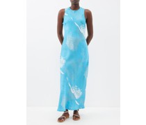 Valencia Silk-satin Slip Dress