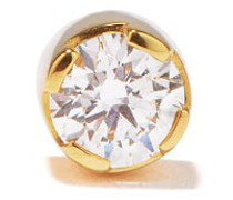 Diamant Diamond & 18kt Gold Single Stud Earring
