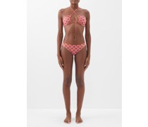 Printed Halterneck Bikini