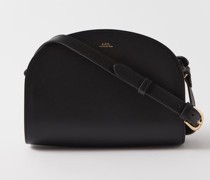 Half Moon Leather Cross-body Bag